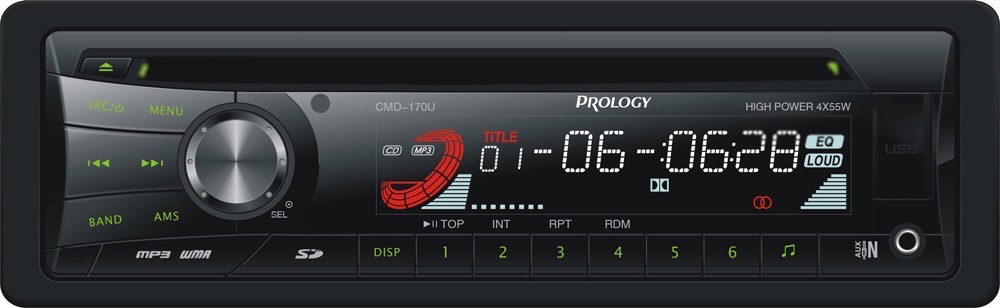 Перейти к просмотру продукта PROLOGY CMD-170U cd/mp3 ресивер